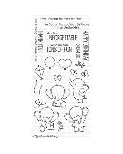 Tampon clear - Adorable Elephants | My Favorite Things