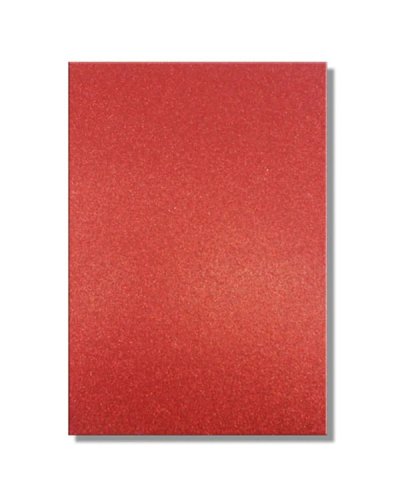 Dovecraft - A4 Glitter Card Red