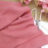 Coupon de tissu - Rose Vintage - Double gaze de coton | RitaRita
