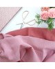 RitaRita - Coupon de tissu - Double gaze de coton - Rose vintage