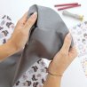 Coupon de tissu - Anthracite - Popeline de coton | RitaRita