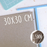 Carton gris 1,5mm - 30x30 | RitaRita