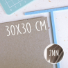 Carton gris 2mm - 30x30 | RitaRita