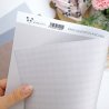 Papier uni 32x45 - Angora - Panda | RitaRita