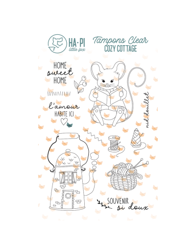 Tampon clear - Nid douillet - Cozy Cottage | Ha.Pi Little Fox