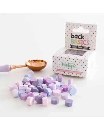 Pastilles de cire à cacheter - Lilac - Back to Basics | Mintopía