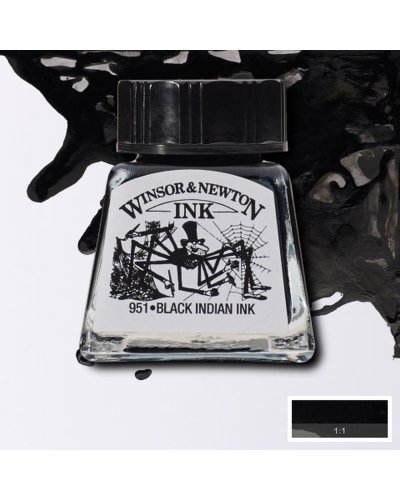 Winsor & Newton - Encre à dessin - Noir 