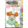Tampon clear - A7 Stamp Set -1135 - Princess and Froggy | Aall & Create