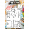 Tampon clear - A7 Stamp Set -482 - Material girl | Aall & Create