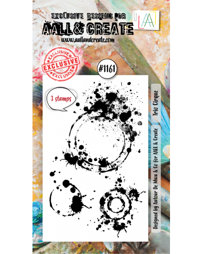 Aall&Create - Tampon clear - A8 Stamp Set #1161 - Trio Cirque