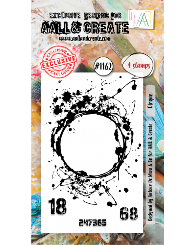 Tampon clear - A8 Stamp Set -1162 - Cirque | Aall & Create