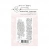 Tampon clear A6 - Fonds Textes - Bohème | Marie-LN Geffray