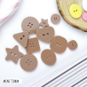 Bouton 15mm - Beige | RitaRita