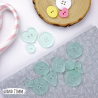 Bouton 25mm - Vert Translucide | RitaRita