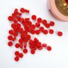 Perles de cire Rouge - À l'unité - ComuniCard | RitaRita