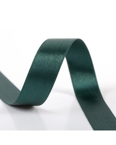 Ruban Satin au mètre 16mm - Vert Sapin