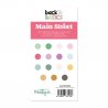 Bloc papiers 7,5x15 Unis - Main street de Wilma Moon | Mintopía