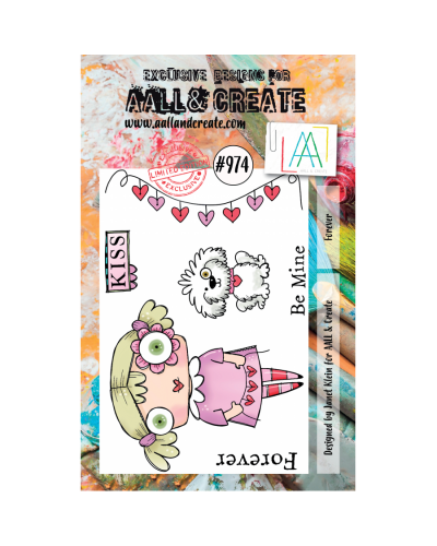 Aall&Create - Tampon clear - A7 Stamp Set #974 - Forever