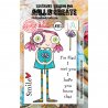 Tampon clear - A7 Stamp Set -813 - Smile | Aall & Create