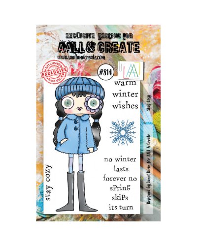 Aall&Create - Tampon clear - A7 Stamp Set #814 - Stay Cosy