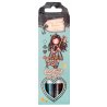 Lot 4 feutres - Blues/Black/Brown - Wonderland | Gorjuss
