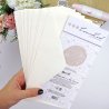 Lot 12 enveloppes DL - Ivoire vergé - ComuniCard | Alúa Cid