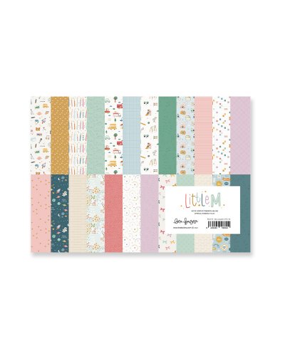 Lora Bailora - Bloc papiers 15x20cm - Little M