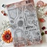 Tampon clear A5 - Good vibes - Peace and Love | Chou & Flowers