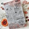 Tampon clear A5 - Polaroid - Peace and Love | Chou & Flowers