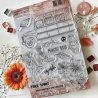 Tampon clear A5 - Magic Bus - Peace and Love | Chou & Flowers