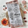 Tampon clear DL - Memories - Peace and Love | Chou & Flowers