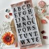 Tampon clear DL - Alphabet Western - Peace and Love | Chou & Flowers