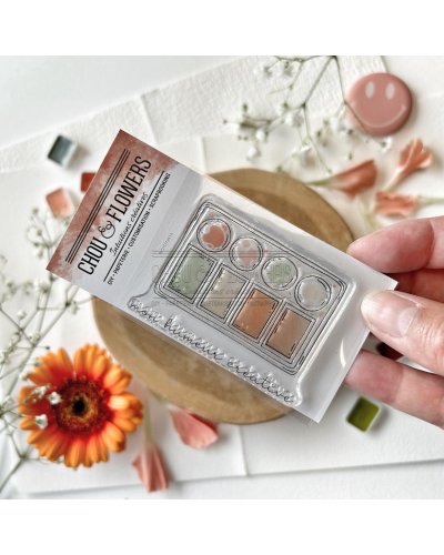 Tampon clear A8 - Mini palette - Peace and Love | Chou & Flowers