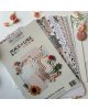 Chou & Flowers - Kit papiers A4 - Peace and Love