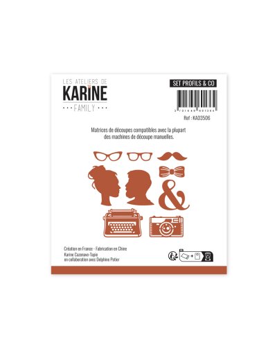 Les Ateliers de Karine - Dies Set Profils & Co - Family