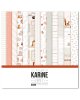 Les Ateliers de Karine - Kit papiers 30x30cm - Family