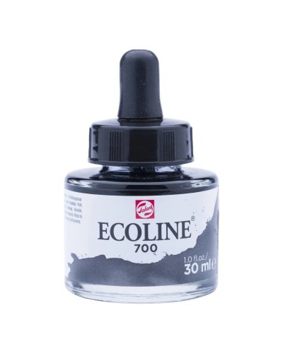 Talens - Ecoline Aquarelle Liquide - Noir 700