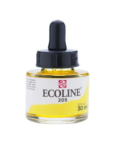 Talens - Ecoline Aquarelle Liquide - Jaune Citron 205