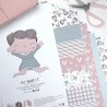 Kit papiers 30x30 - Petite fille - Contre le cancer '25 - Se Sale! | Alúa Cid