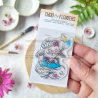 Tampon clear A8 - Doudou créatif - Vibrations | Chou & Flowers