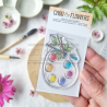 Tampon clear A8 - Palette artiste - Vibrations | Chou & Flowers