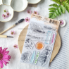 Tampon clear A6 - Color Splash - Vibrations | Chou & Flowers