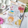 Tampon clear A5 - Ce que je ressens - Vibrations | Chou & Flowers