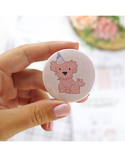 Badge Ø4cm - Ohana de fiesta | Alúa Cid