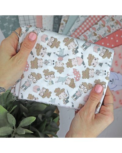 Alúa Cid - Coupon de tissu - Avril - Pot pourri - Rita vuelve a casa