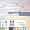 Kit papiers spéciaux 30x30 - Fantasía | Alúa Cid