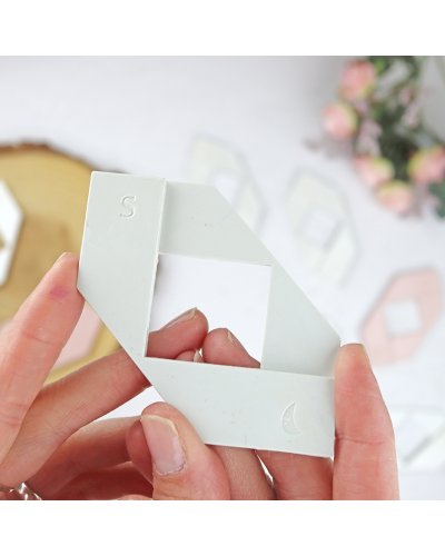 Gabarit d'angles en résine - Blanc naturel | RitaRita