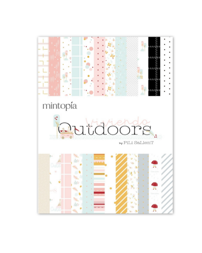 Mintopía - Bloc papiers 15x20cm - Outdoors de Pili Sallent