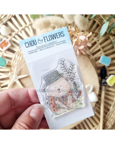 Tampon clear A8 - Doudou provence - Rêve Azur | Chou & Flowers