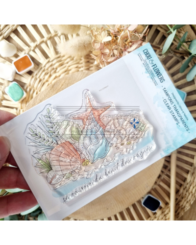 Chou & Flowers - Tampon clear - Les coquillages - Rêve Azur